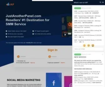 Justanotherpanel.com(#1 SMM PANEL IN THE WORLD FOR 5 YEARS) Screenshot