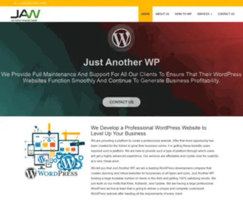 Justanotherwp.com(Get 24/7 Help for WordPress Issues) Screenshot