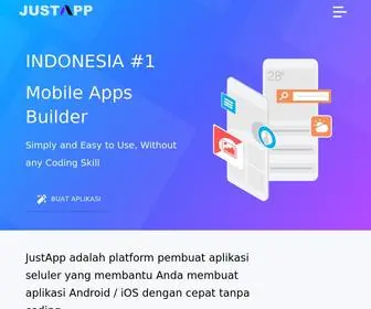 Justapp.id(Mobile App builder for Android & iOS) Screenshot