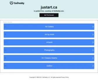 Justart.ca(Justart) Screenshot