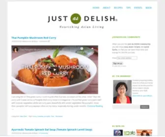 Justasdelish.com(Just As Delish) Screenshot