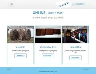 Justatest.com(Justatest artwork ongoing) Screenshot