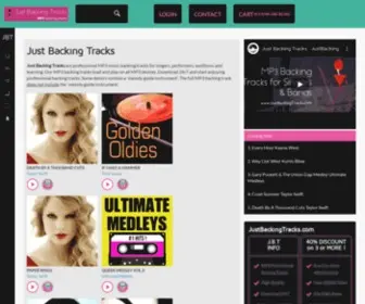 Justbackingtracks.com(Backing Tracks) Screenshot