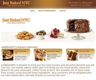 Justbakednyc.com(JustBakedNYC) Screenshot