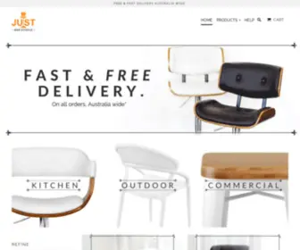 Justbarstools.com.au(Just Bar Stools) Screenshot