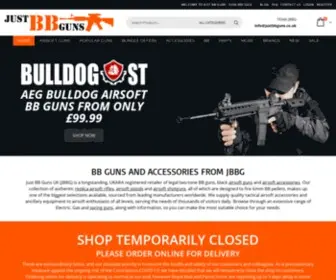 Justbbguns.co.uk(BB Guns from Just BB Guns the No1 BB Gun Shop in the UK) Screenshot