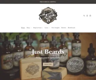 Justbeardsusa.com(Just Beards USA) Screenshot