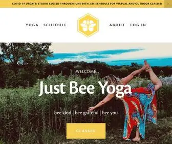 Justbeeyogaco.com(Just Bee Yoga) Screenshot