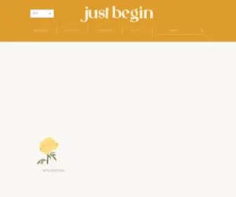 Justbeginmag.com(Just Begin Magazine) Screenshot