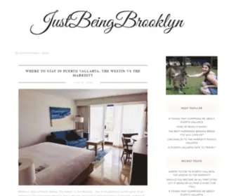 Justbeingbrooklyn.com(Just Being Brooklyn) Screenshot