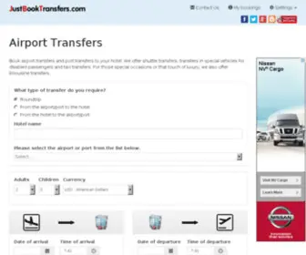 Justbooktransfers.com(Justbooktransfers) Screenshot