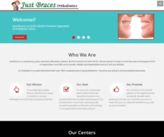 Justbraces.co.in(Just Braces) Screenshot