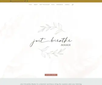 Justbreathemama.ca(Just Breathe Mama) Screenshot