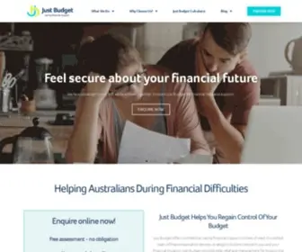 Justbudget.com.au(Just Budget Debt Relief) Screenshot