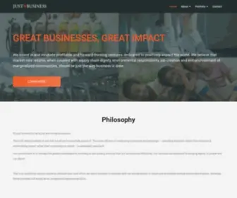 Justbusiness.is(Just Business) Screenshot