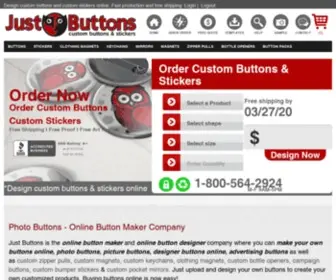 Justbuttons.org(Button Design) Screenshot