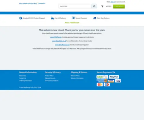 Justbuyonline.co.uk(Just Buy Online Health Shop by Intus Healthcare) Screenshot