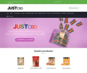 Justcbd.com.co(Compra los mejores productos de cbd online) Screenshot