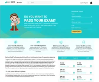 Justcerts.com(JustCerts) Screenshot