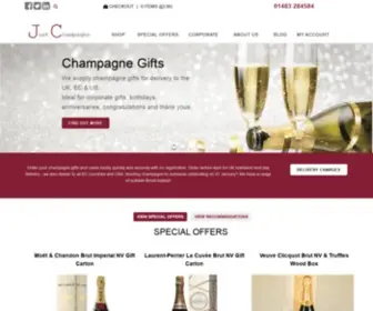 Justchampagne.co.uk(Champagne Gifts) Screenshot