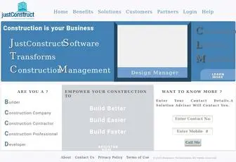 Justconstruct.in(Construction Company) Screenshot