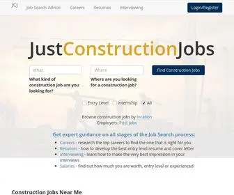 Justconstructionjobs.com(Justconstructionjobs) Screenshot