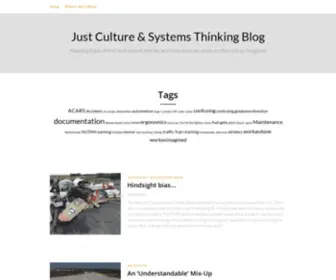 Justculture.be(Just Culture & Systems Thinking Blog) Screenshot