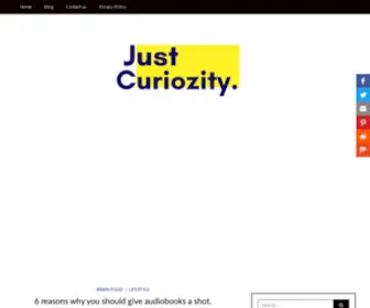 Justcuriozity.com(Just curiozity) Screenshot