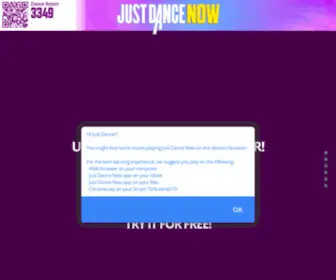 Justdancenow.com(Just Dance Now) Screenshot