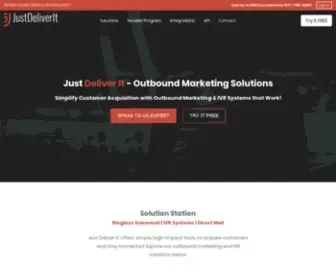 Justdeliverit.net(Just Deliver It offers multiple marketing solutions) Screenshot