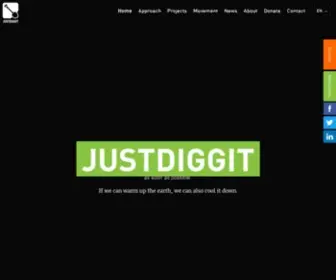 Justdiggit.org(Schep) Screenshot