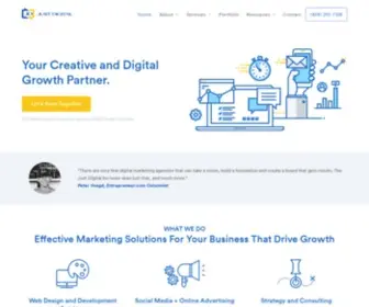 Justdigital.marketing(A Digital Marketing Agency and Web Design Company) Screenshot