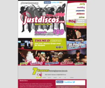 Justdiscos.com(Mobile Disco Hire UK) Screenshot