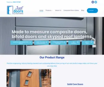 Justdoorsandconservatories.co.uk(Composite Door Manufacturers) Screenshot