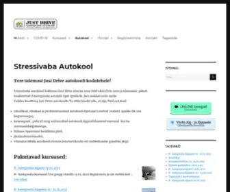 Justdrive.ee(Autokool Just Drive) Screenshot