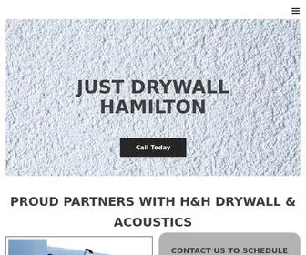 Justdrywallhamilton.com(Drywall Company) Screenshot