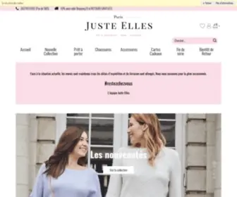 Juste-Elles.com(Juste Elles) Screenshot