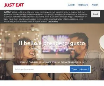 Justeat.it(Ordina online dai tuoi ristoranti preferiti I Just Eat) Screenshot
