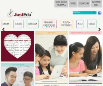 Justeducation.com(Just Education) Screenshot