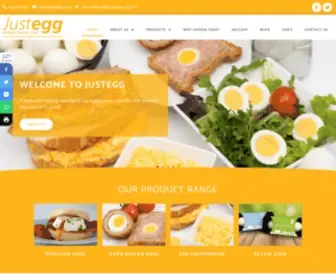 Justegg.co.uk(JustEgg Chilled Foods Ltd) Screenshot