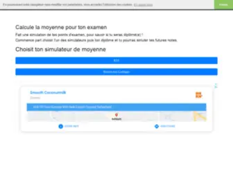 Justelamoyenne.fr(Profite de nos calculateurs à jour) Screenshot