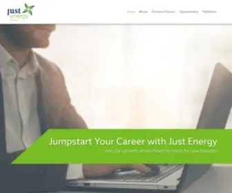 Justenergynation.com(Just Energy) Screenshot