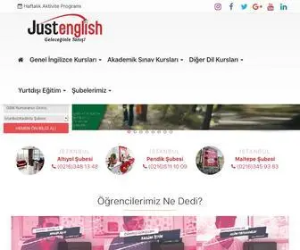 Justenglishtr.com(Türkçe) Screenshot