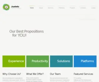 Justetc.net(Justetc (Just Et Cetera) consulting Home) Screenshot