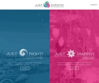 Justeventsgroup.com(Premiere Event Planning) Screenshot