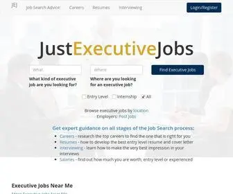 Justexecutivejobs.com(Justexecutivejobs) Screenshot