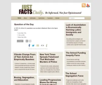 Justfactsdaily.com(Just Facts Daily) Screenshot