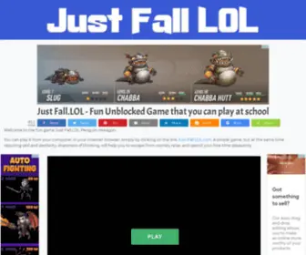Justfall-Lol.com Screenshot