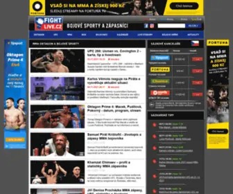 Justfight.cz(MMA news) Screenshot