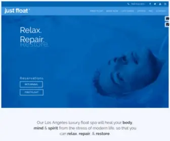 Justfloat.com(Just Float) Screenshot